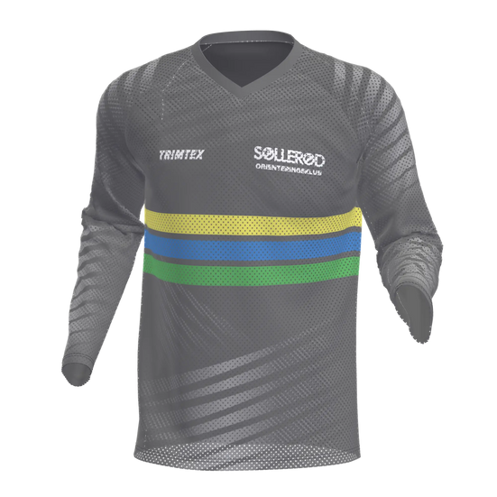Basic Mesh O-Shirt LS Men