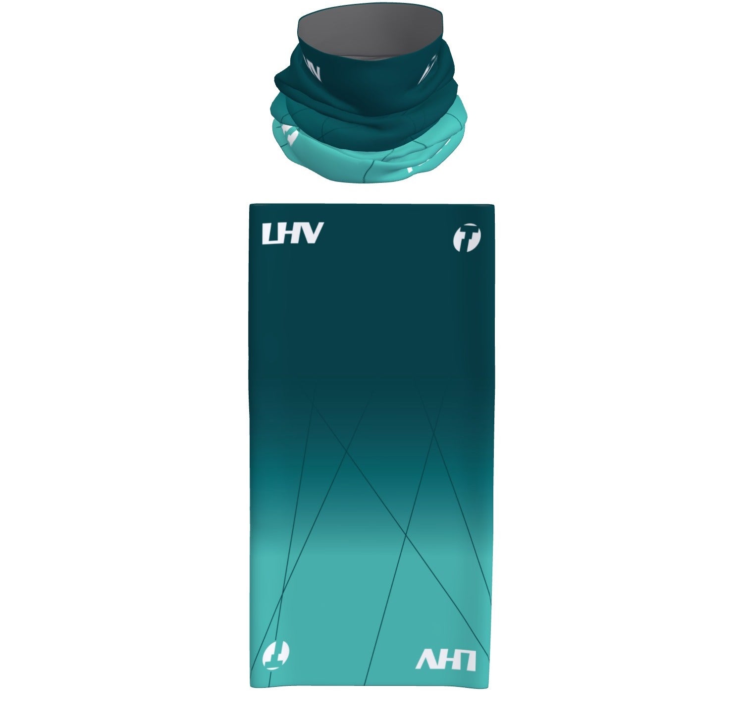 Logo Deerhunter Collo Tubo Snood Maschera Viso Verde Sciarpa Tiro - Foto 2